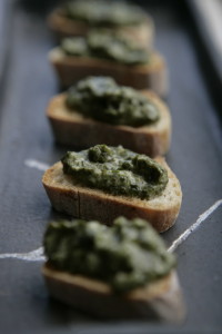 tartare d'algues pour l'apéritif