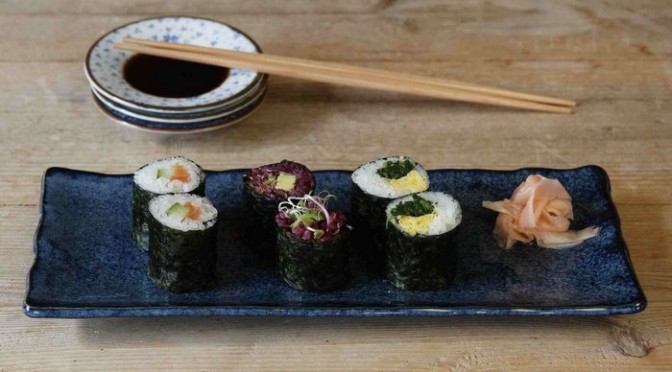 Vidéo réalisation des maki sushi