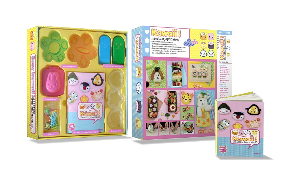 Coffret kawaii! Accessoires et recettes japonaises trop mignonnes