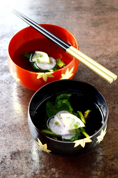 soupe japonaise claire au bouillon dashi