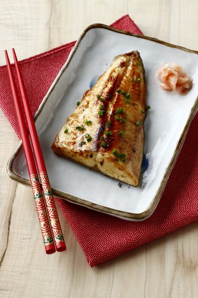 poisson mariné au miso 