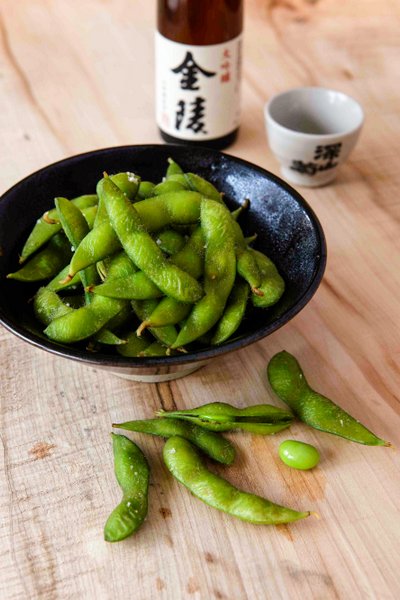 edamame cuit a l'eau 