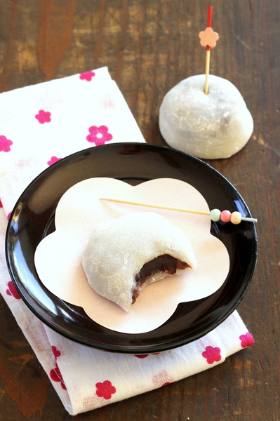 les daifuku mochi au haricot rouge azuki